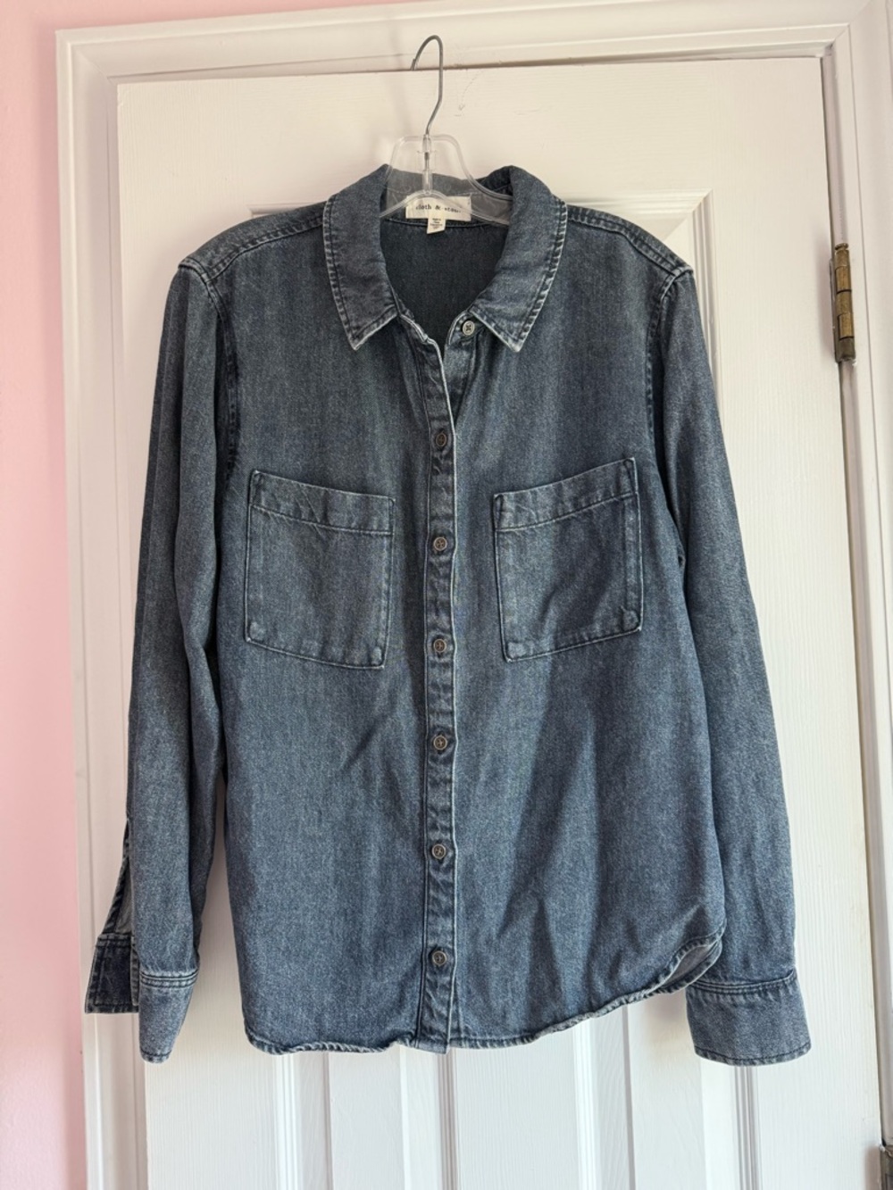 Cloth & Stone Chambray Shirt Size M - Picture 1 of 7